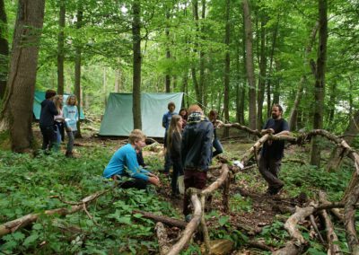 Wildniscamp 2017 im Nationalpark Hainich (Thüringen)