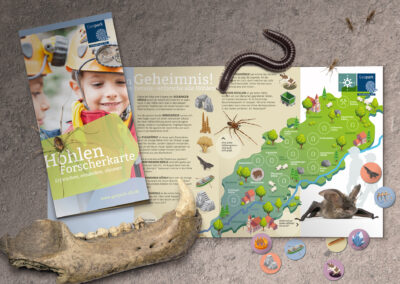 UNESCO-Geopark Schwäbische Alb stellt Höhlen-Forscherkarte für Kinder vor