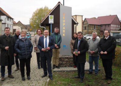Wienrode begrüßt neue Natur- und Geopark-Stele