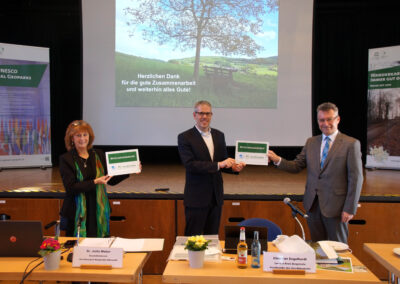 Nachhaltigkeit, Vernetzung, Digitalisierung und UNESCO – das waren die großen Schlagworte der Mitgliederversammlung  des Geo-Naturparks Bergstraße-Odenwald