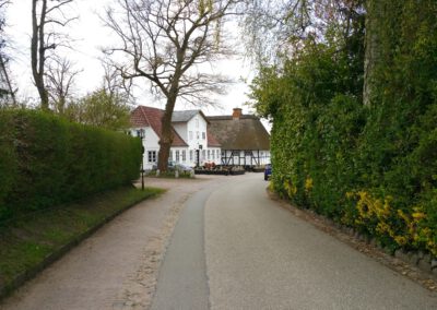 Dorfstraße in Sieseby