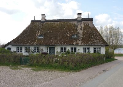 Reetgedecktes Haus in Sieseby