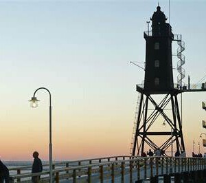 Leuchtturm Obereversand: Stählernes Denkmal und Museum