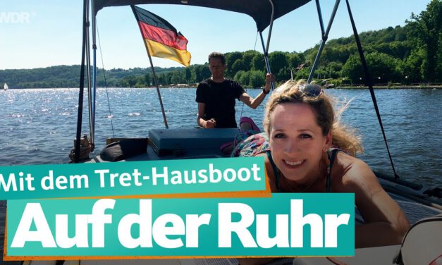 Mit dem Hausboot über die Ruhr