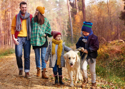 Waldbaden mit der Familie