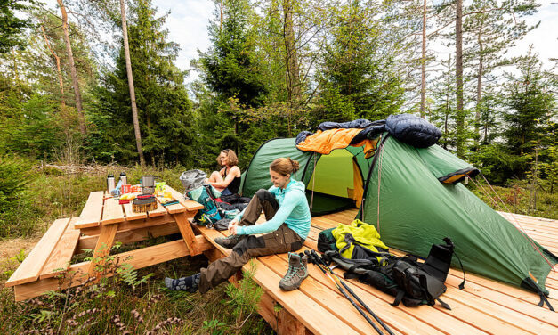 Unterwegs in der Nordeifel – Übernachtung auf dem Trekkingplatz