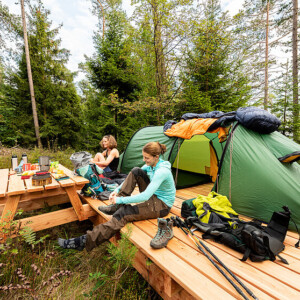 Unterwegs in der Nordeifel – Übernachtung auf dem Trekkingplatz