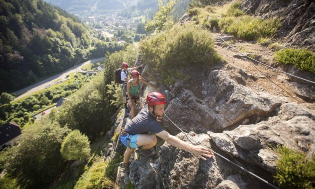 Kletter-Action im Schwarzwald