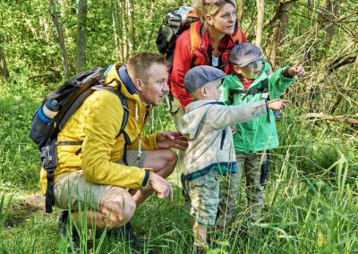 Familienwanderung mit Picknick bei Markt Bibart