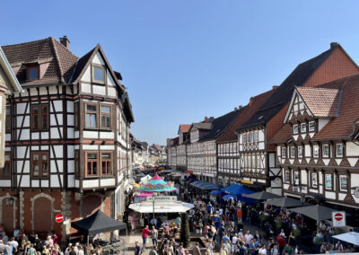 Pekermarkt in Uslar in der Solling-Vogler-Region