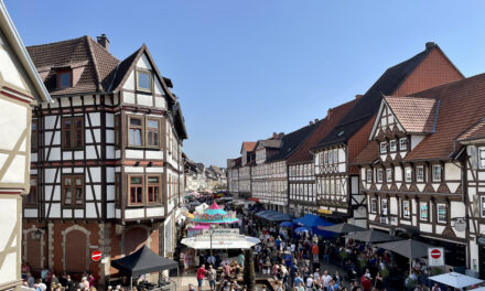 Pekermarkt in Uslar in der Solling-Vogler-Region