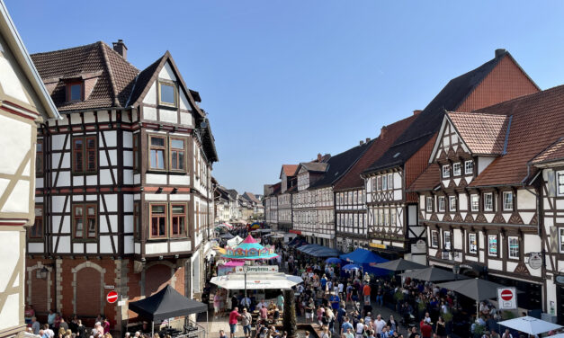 Pekermarkt in Uslar in der Solling-Vogler-Region